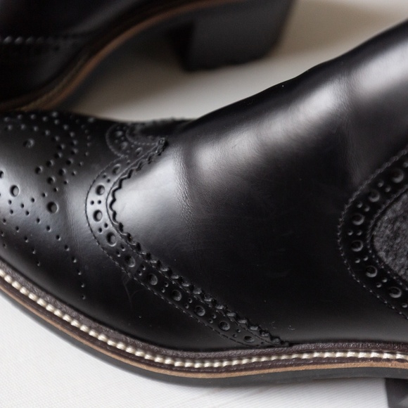 CHLOÉ Black & Grey Franne Sock Boots - Size EU 37 / US 6.5 - 7 - EUC - Picture 12 of 16